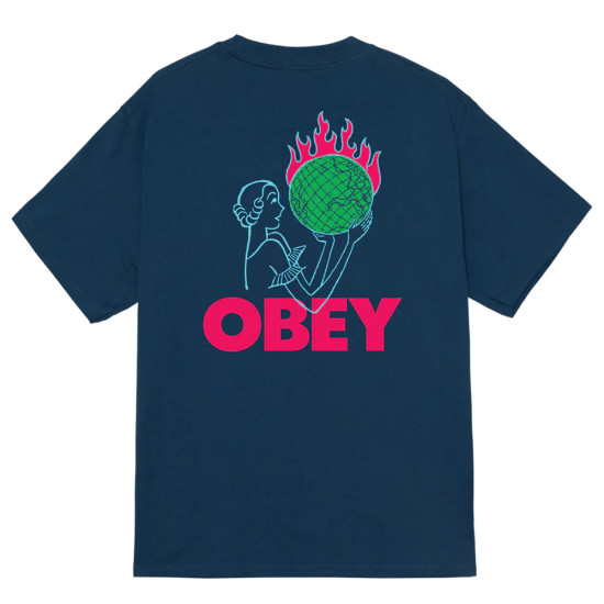 Obey Ανδρική κοντομάνικη μπλούζα World In Flames Tee